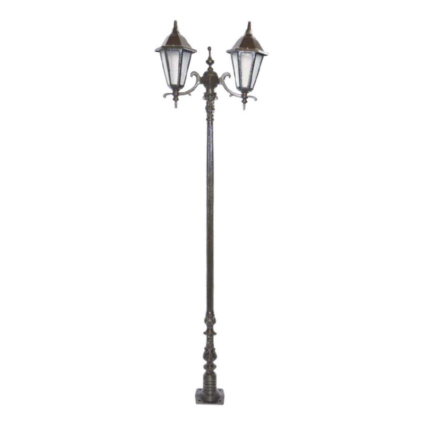 Poste Verona com 02 Luminárias PT 300