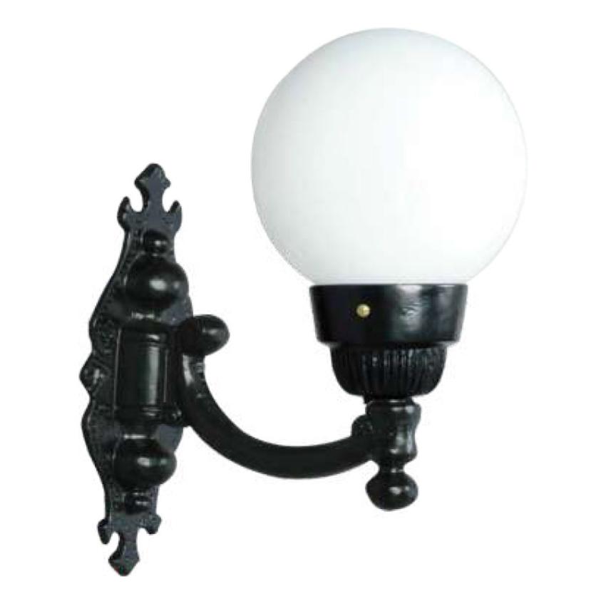 Luminária com Braço e Globo Pequeno I 
