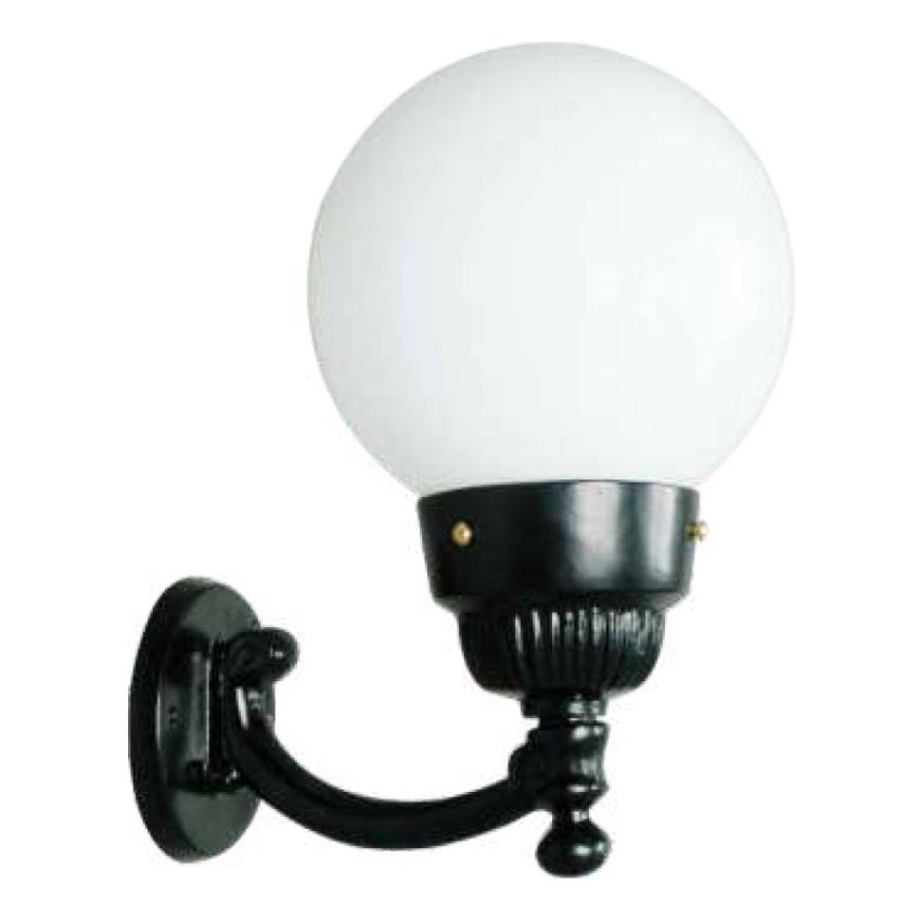Luminária com Braço e Globo Pequeno II 