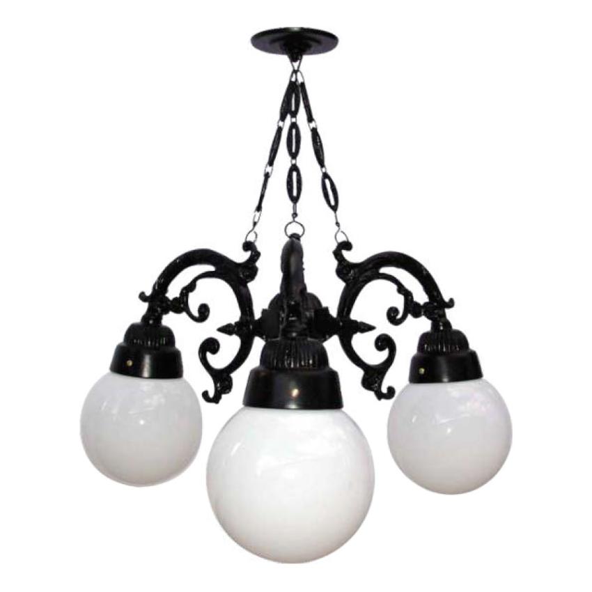 Lustre para Teto com 03 Globos 